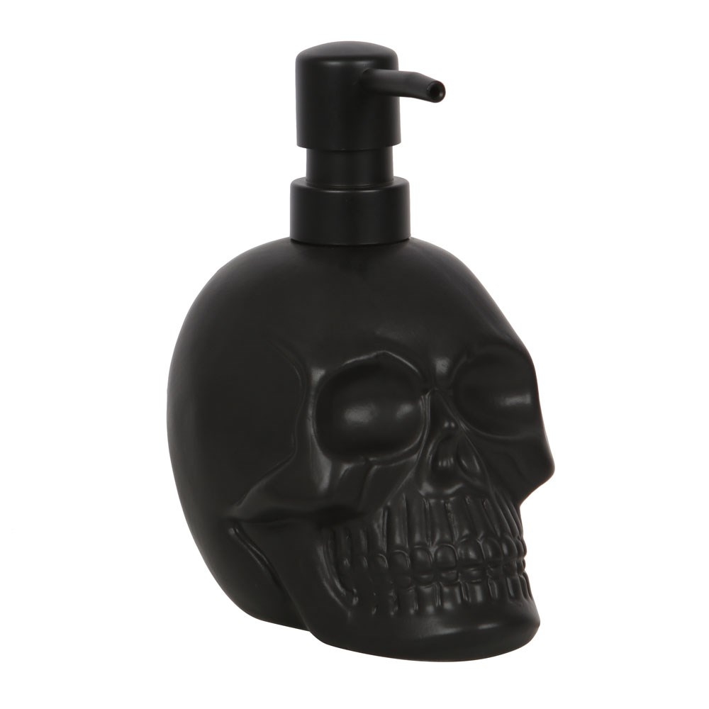 Something Different - Black Skull Soap Dispenser Badkamer set - Multicolours